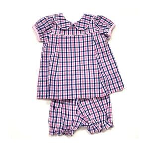 The Oaks Apparel Plaid Bloomer Set